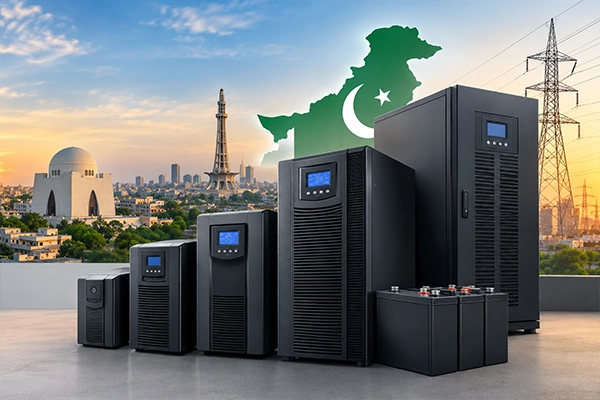 Online UPS company in Pakistan installing a power backup unit in a Lahore office